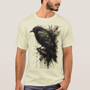 Camiseta Tormenta de tinta Cuervo Silencio antes del grazni
