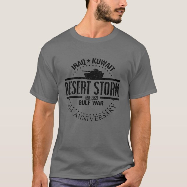 Camiseta Tormenta del desierto, 30 años de la Guerra del Go (Anverso)