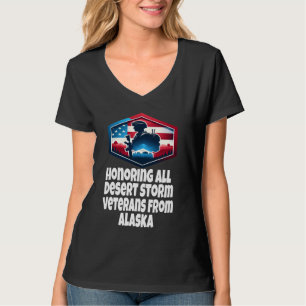 Camiseta Tormenta del desierto honra a todos los veteranos 