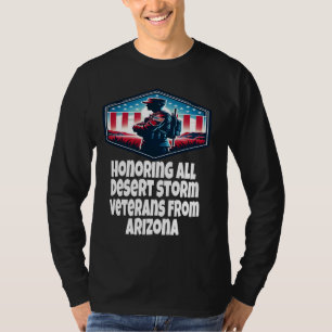 Camiseta Tormenta del desierto honra a todos los veteranos