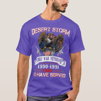 Camiseta Tormenta del desierto: Veterano Orgullo por el Ser