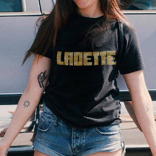Camiseta Tormenta desértica de Ladette y marrón