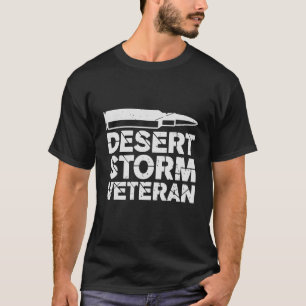Camiseta Tormenta desértica veterana cosecha patriótica