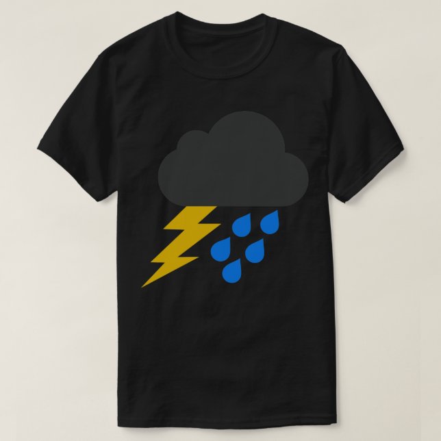 Camiseta Tormenta eléctrica (Diseño del anverso)