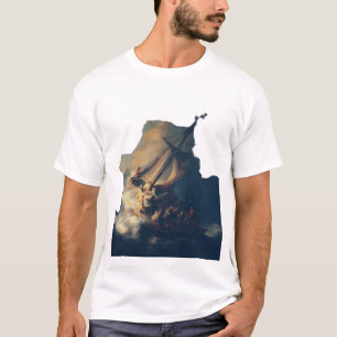 Camiseta Tormenta en el Mar de Galilea por Rembrandt Arte