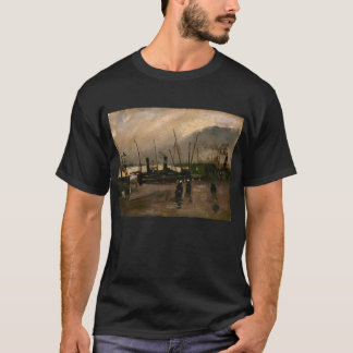Camiseta Tormenta en el puerto de los pescadores de Amsterd