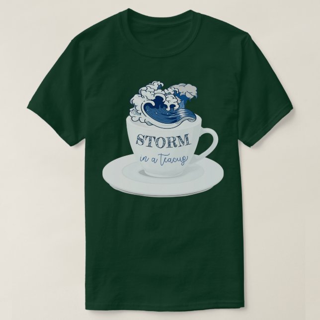 Camiseta Tormenta en una taza de té 2 (Diseño del anverso)