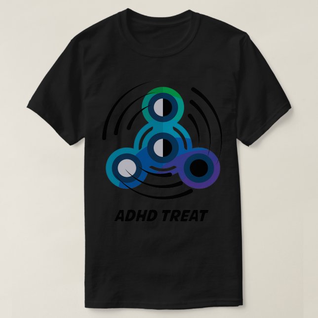 Camiseta Tormenta giratoria Toy Hand Spinner THD Conciencia (Diseño del anverso)