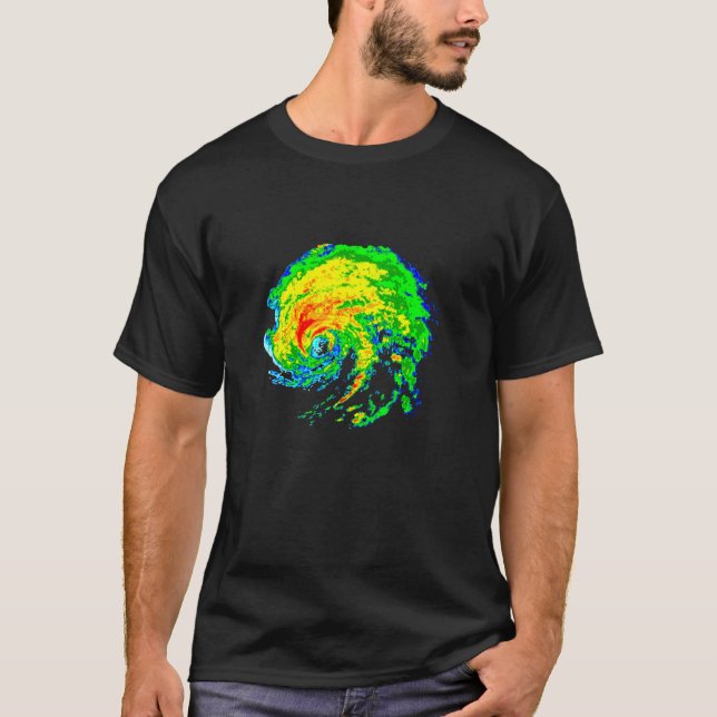Camiseta Tormenta meteorológica persigue radar meteorológic (Anverso)