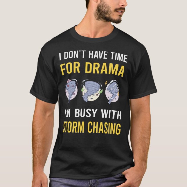Camiseta Tormenta persiguiendo a cazadores de tormentas (Anverso)