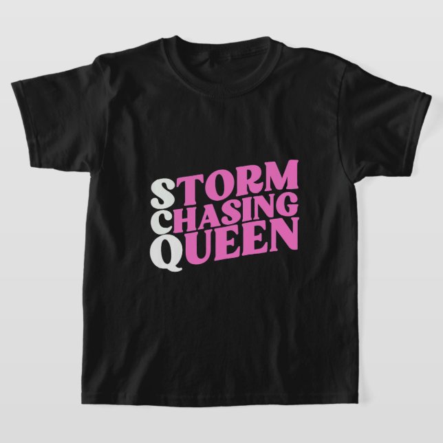 Camiseta Tormenta persiguiendo a la reina graciosa tormenta (Distribución)
