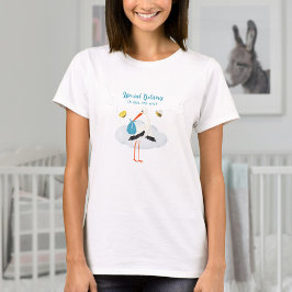 Camiseta Tormenta rústica con Baby Shower de Abeja y maripo