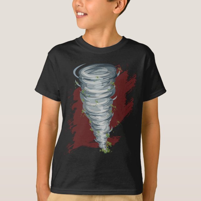 Camiseta Tormentas tras el paso del huracán Tornado (Anverso)