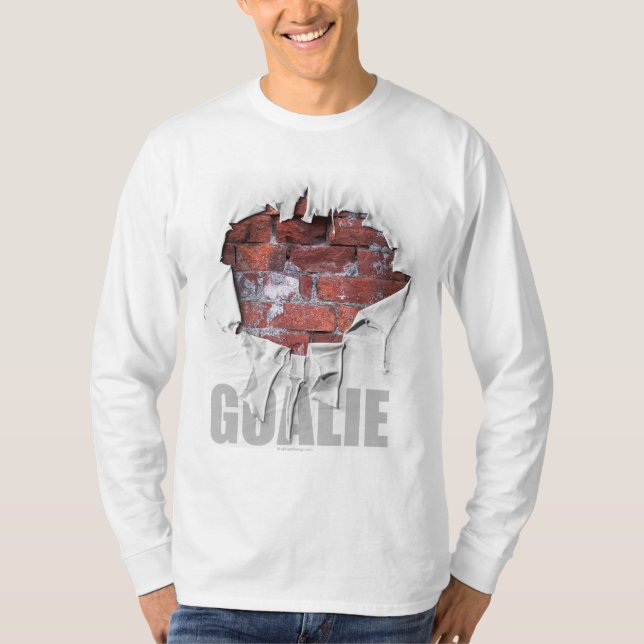 Camiseta Torn Brick Wall Goalie (fútbol) (Anverso)