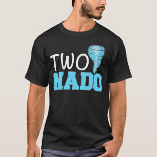Camiseta Tornado Cute De Dos Nados Tema Chica De Segundo Cu