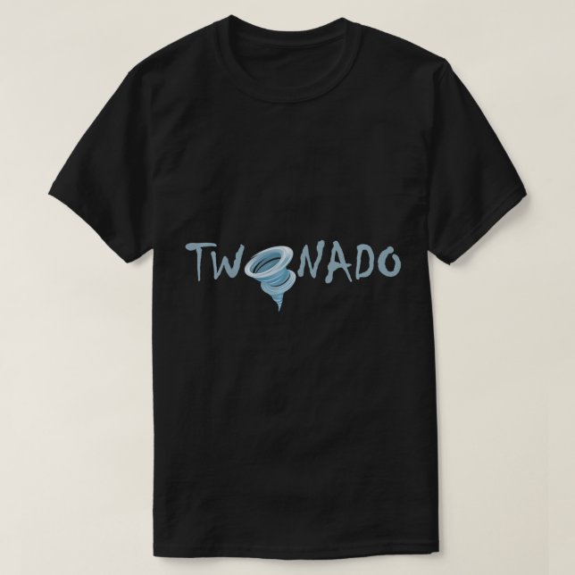 Camiseta Tornado de 2º cumpleaños de NADO para niños con te (Diseño del anverso)