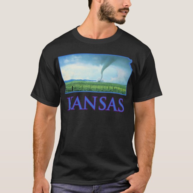 Camiseta Tornado de Kansas (Anverso)