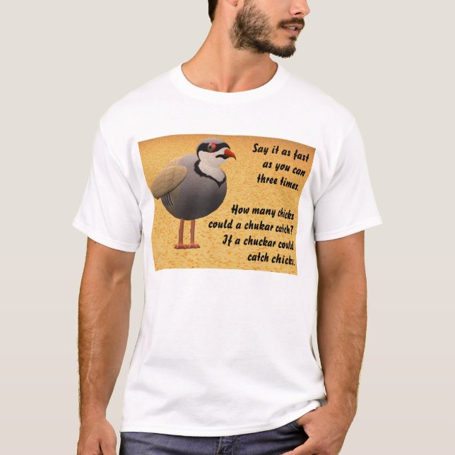 Camiseta Tornado de lengua de Chukar (Anverso)