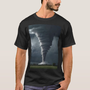 Camiseta tornado en el país