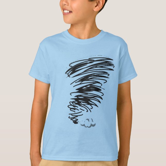 Camiseta Tornado girante (Anverso)