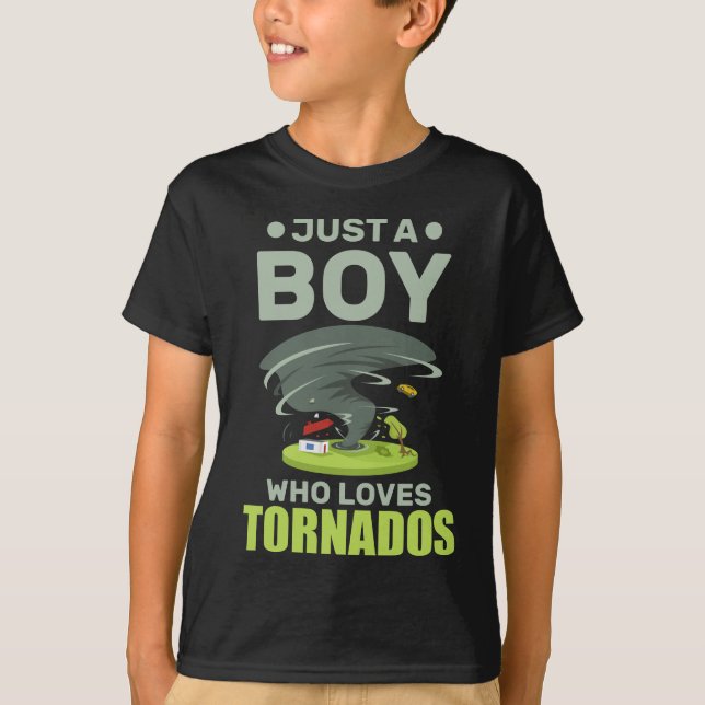 Camiseta Tornado Meteorólogo Observador del Clima (Anverso)