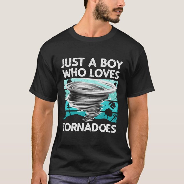 Camiseta Tornado Por La Tormenta Del Tiempo Tornado Chaser (Anverso)