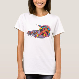Camiseta Tornado Rojo En Movimiento Viento