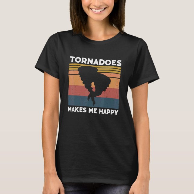 Camiseta Tornado Storm Hurricane Weather Meteorologist Torn (Anverso)