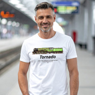 Camiseta Tornado Vintage Steam Train English Locomotive