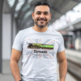 Camiseta Tornado Vintage Steam Train English Locomotive