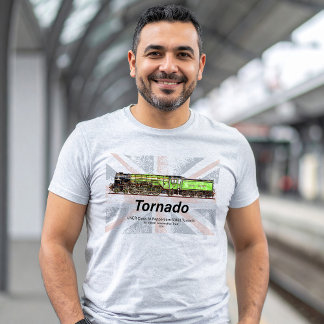 Camiseta Tornado Vintage Steam Train English Locomotive