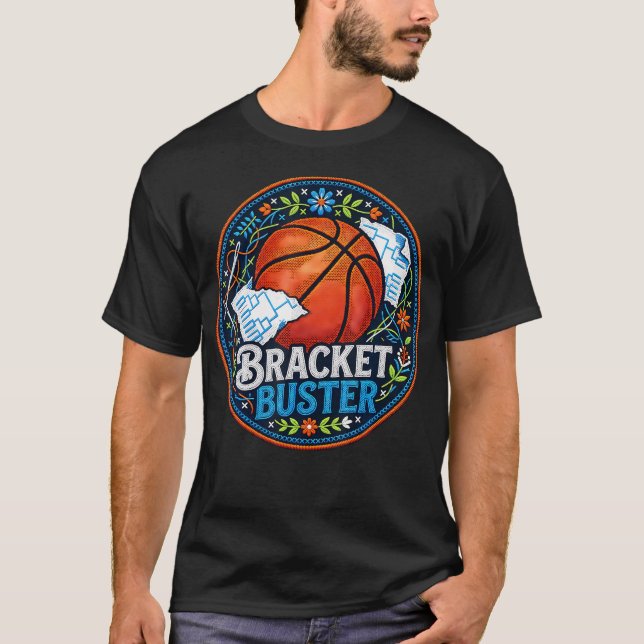 Camiseta Torneo de Baloncesto Bracket Buster Bordado (Anverso)