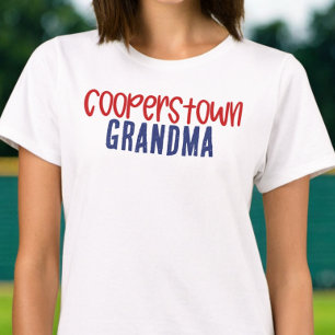 Camiseta Torneo de béisbol Cooperstown Grandma Nana