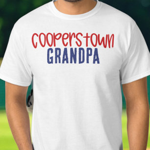 Camiseta Torneo de béisbol Cooperstown Grandpa Gramps