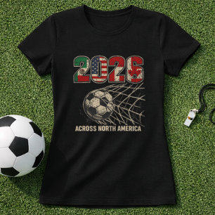 Camiseta Torneo de Fútbol de 2026 a través de Norteamérica