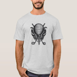 Camiseta Torneo de Golf Ball Clubs Golfer Golf Course