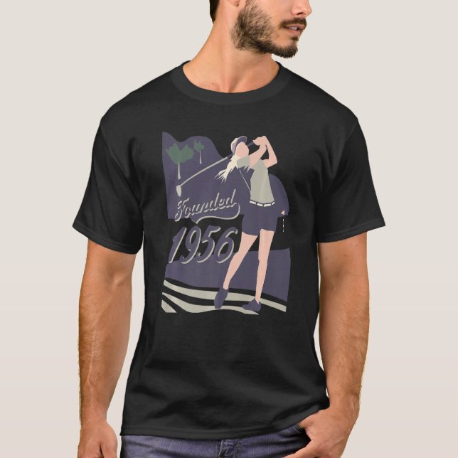 Camiseta Torneo de Golf Club 1956 Lady Golfer Tees (Anverso)