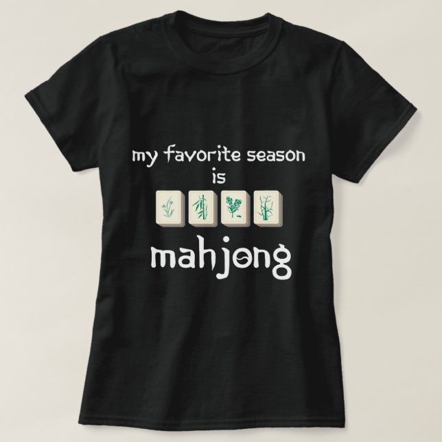 Camiseta Torneo de Mahjong en China (Diseño del anverso)