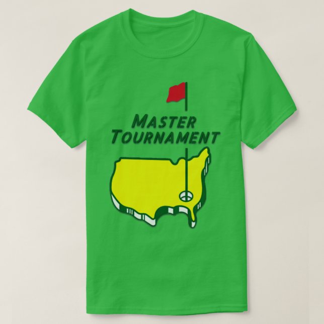 Camiseta Torneo de Masters de Golf TShirt (Diseño del anverso)