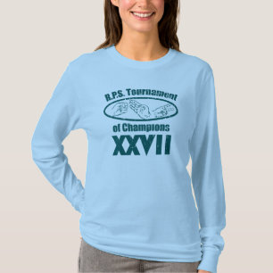Camiseta Torneo de papel de las tijeras de la roca de