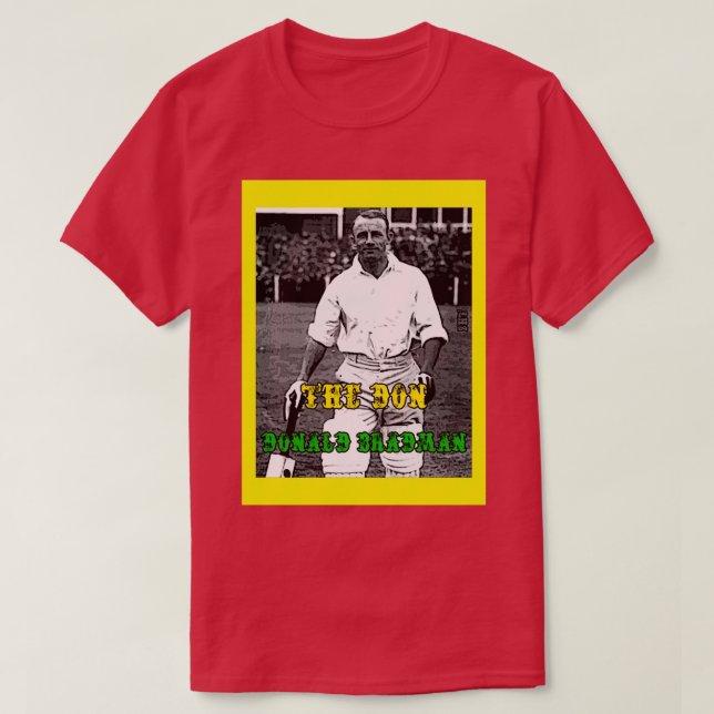 Camiseta Torneo de Quirófago de Don Bradman (Diseño del anverso)