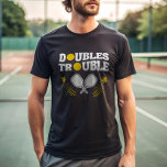 Camiseta Torneo de Socio de Baloncesto Doble Problema<br><div class="desc">Cuando entras a la corte,  ya sea en torneos de mujeres,  hombres o dobles mixtos,  deja que tus oponentes sepan que estás ahí como equipo.</div>