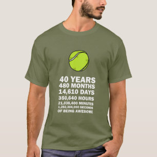 Camiseta Torneo de tenis 40º cumpleaños