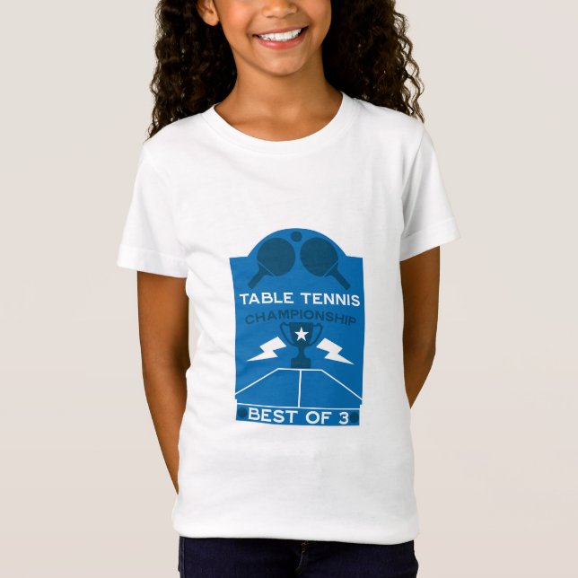 Camiseta Torneo de tenis de mesa (Anverso)