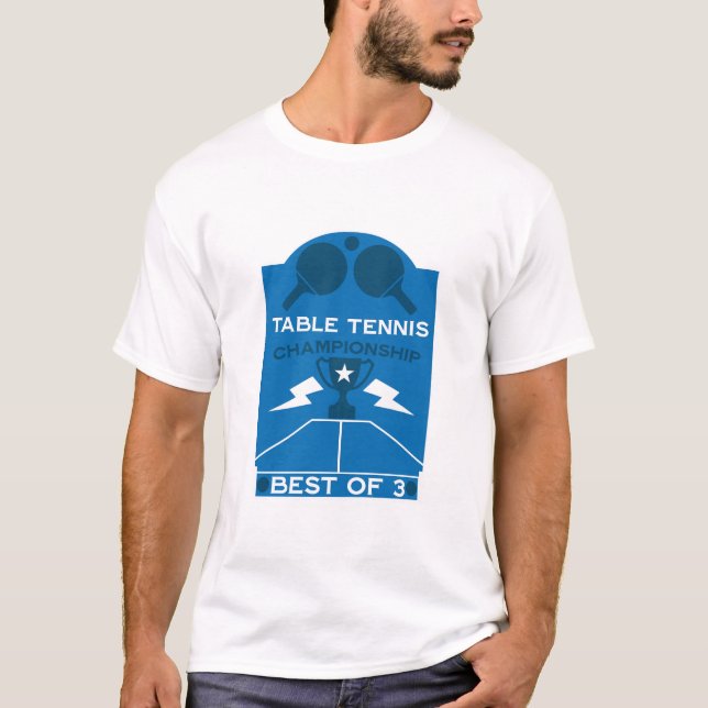 Camiseta Torneo de tenis de mesa (Anverso)