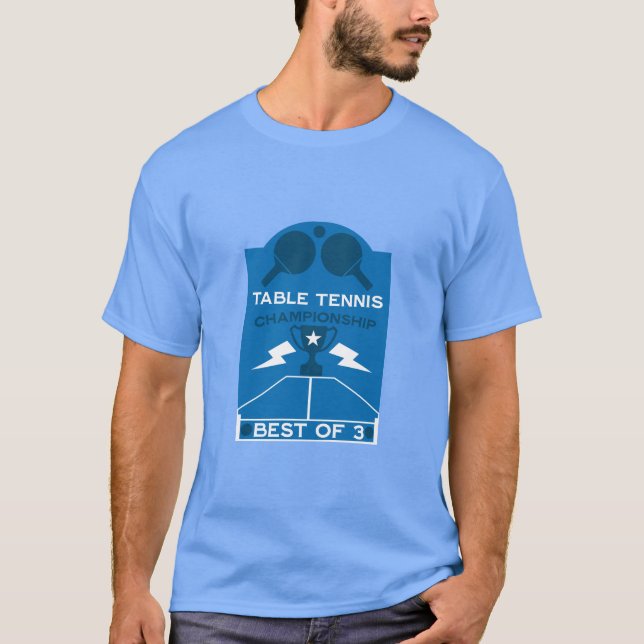 Camiseta Torneo de tenis de mesa (Anverso)