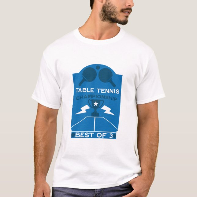 Camiseta Torneo de tenis de mesa (Anverso)