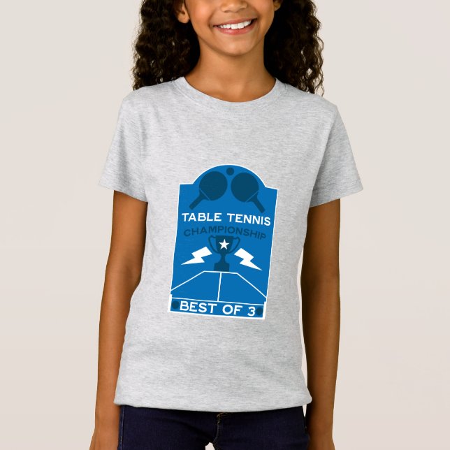 Camiseta Torneo de tenis de mesa (Anverso)