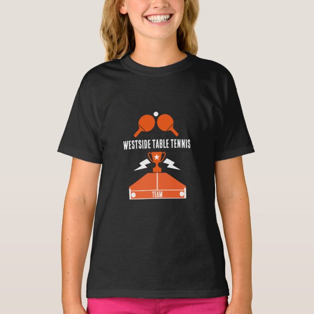 Camiseta Torneo de tenis de mesa (Anverso)