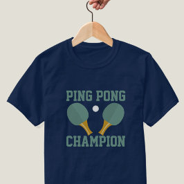 Camiseta Torneo de tenis de mesa de Ping Pong